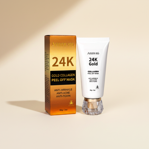 24K Gold Peel-Off Face Mask for Radiance & Deep Cleansing | Ammuri-0