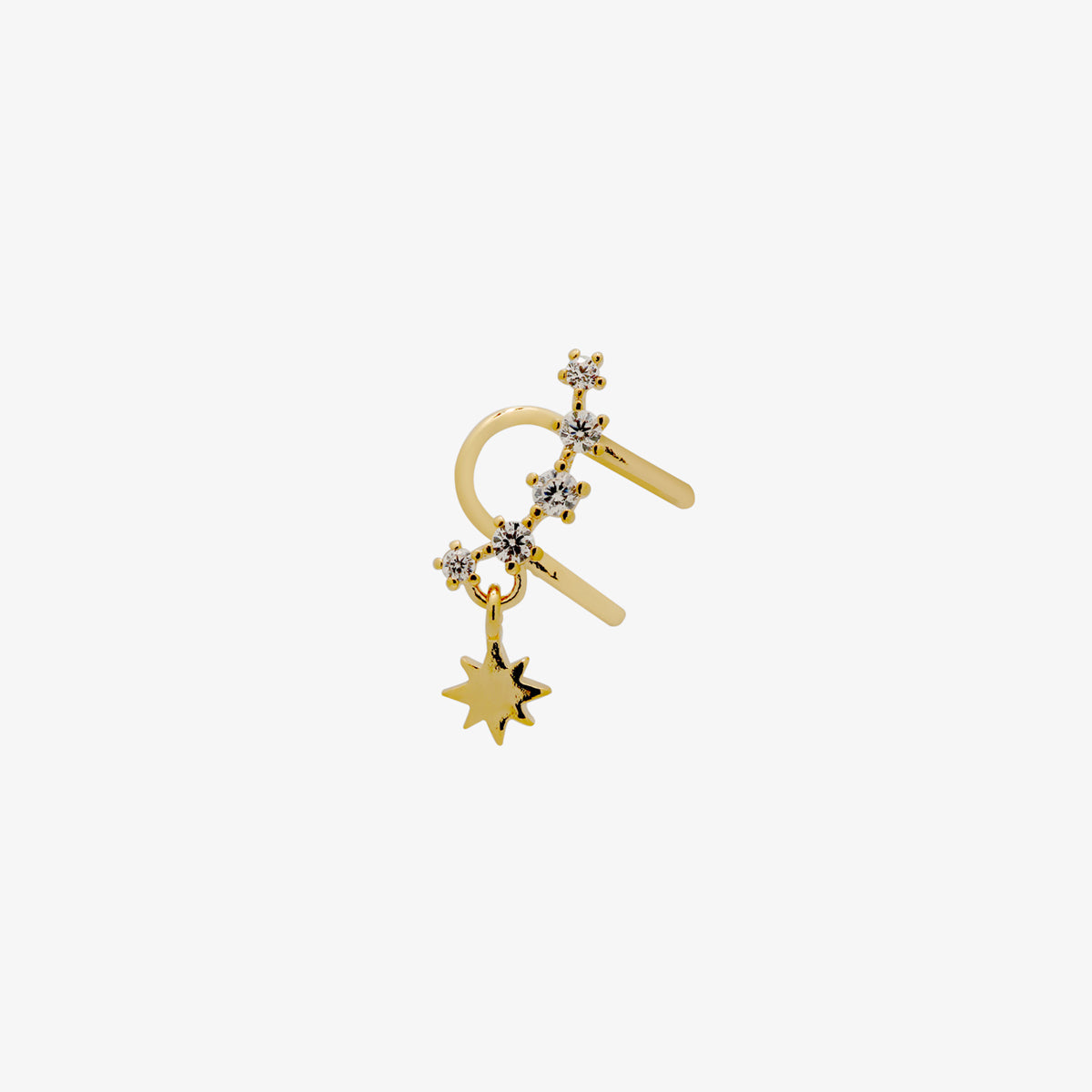 Milkyway Drop Cuff | Celestial Crystal Bangle Bracelet for Women