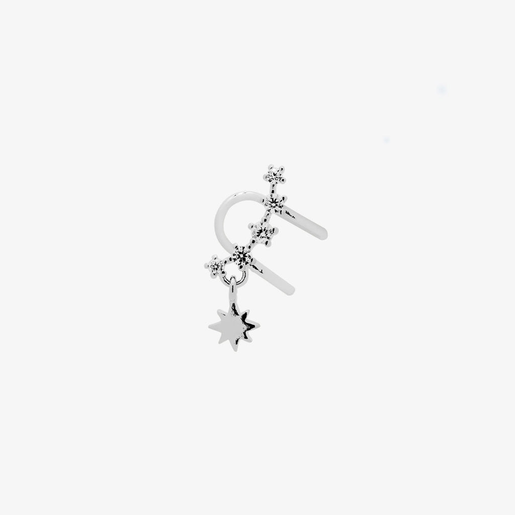 Milkyway Drop Cuff | Celestial Crystal Bangle Bracelet for Women