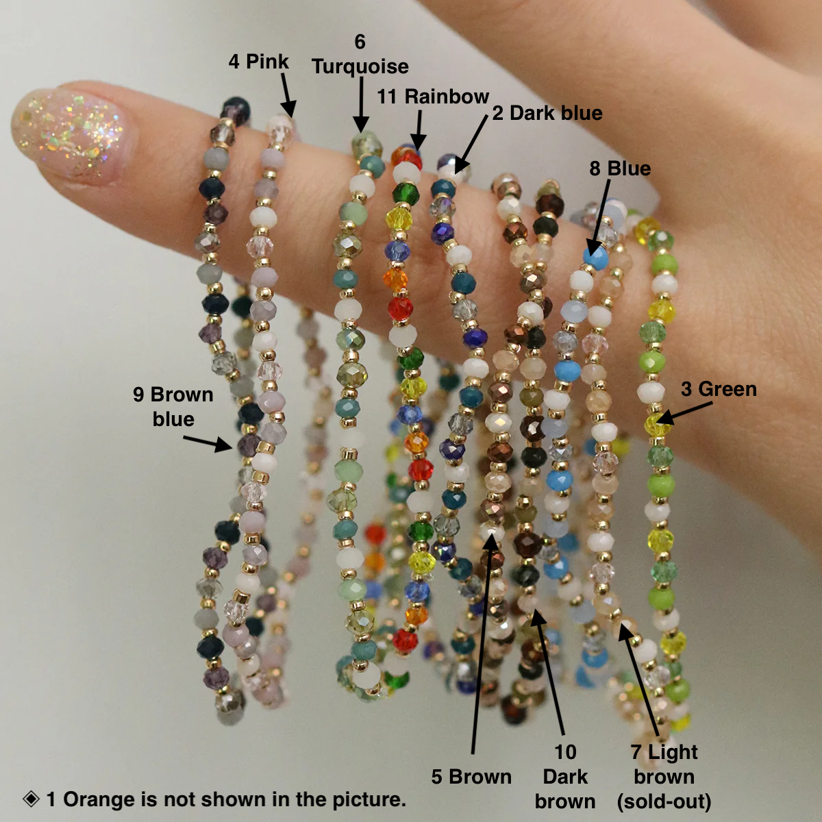 Gemstone Stretchable Bracelet | Natural Stone Beaded Wrist Jewellery