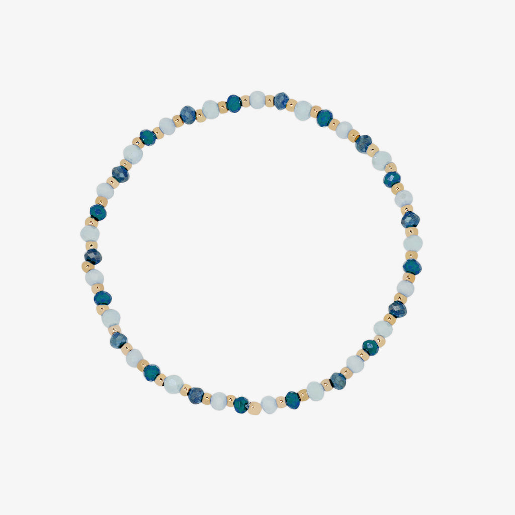 Gemstone Stretchable Bracelet | Natural Stone Beaded Wrist Jewellery