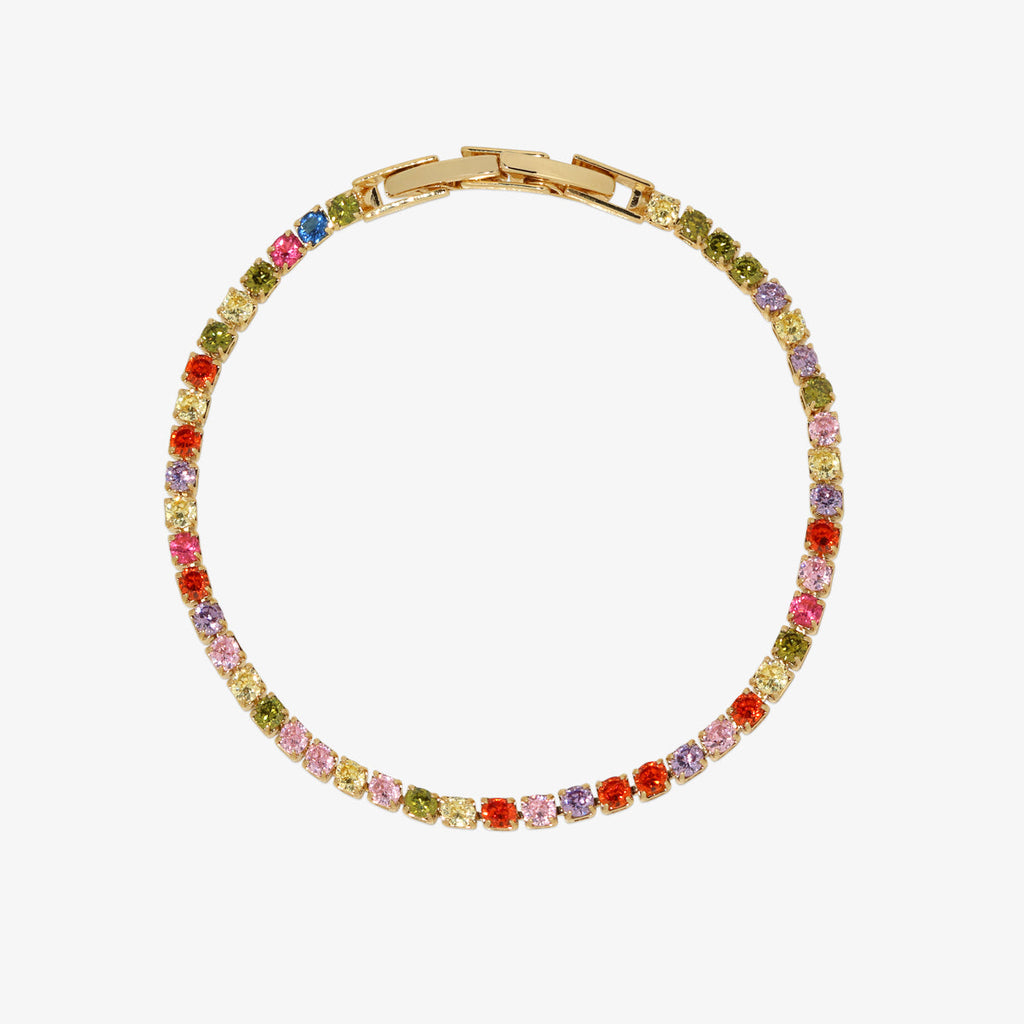 Classic Tennis Bracelet | Elegant Crystal Diamond Wrist Jewellery