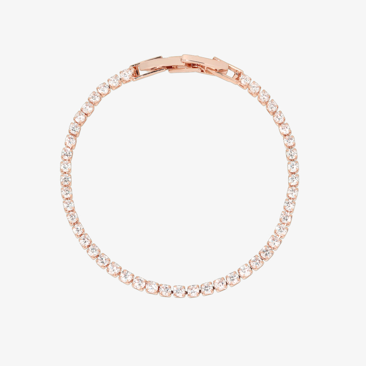 Classic Tennis Bracelet | Elegant Crystal Diamond Wrist Jewellery