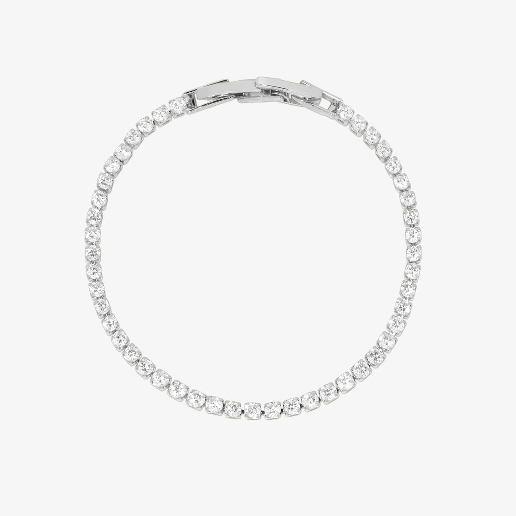 Classic Tennis Bracelet | Elegant Crystal Diamond Wrist Jewellery