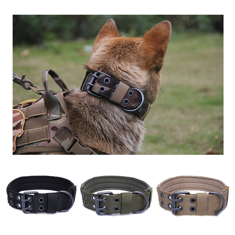 Durable Tactical Dog Collar & Leash Set | Heavy Duty Training Gear