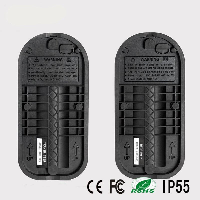 Anti-Rain Infrared Beam Detector | 2-Beam Window & Wall Barrier Sensor