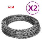 304 Stainless Steel Rust-Proof Barbed Wire | Heavy Duty Security Fencing