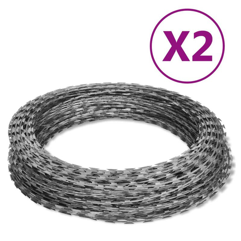 304 Stainless Steel Rust-Proof Barbed Wire | Heavy Duty Security Fencing