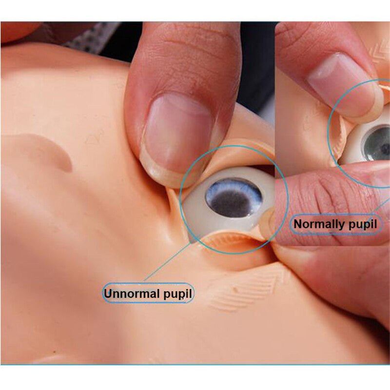 Professional CPR Training Manikin | Bust Nursing Simulation Model | 70x22x34cm