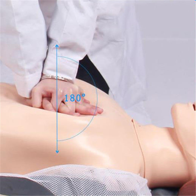 Professional CPR Training Manikin | Bust Nursing Simulation Model | 70x22x34cm
