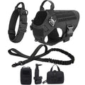 Military Dog Harness & Leash Kit | Tactical Heavy Duty Training Set