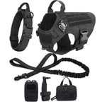 Military Dog Harness & Leash Kit | Tactical Heavy Duty Training Set