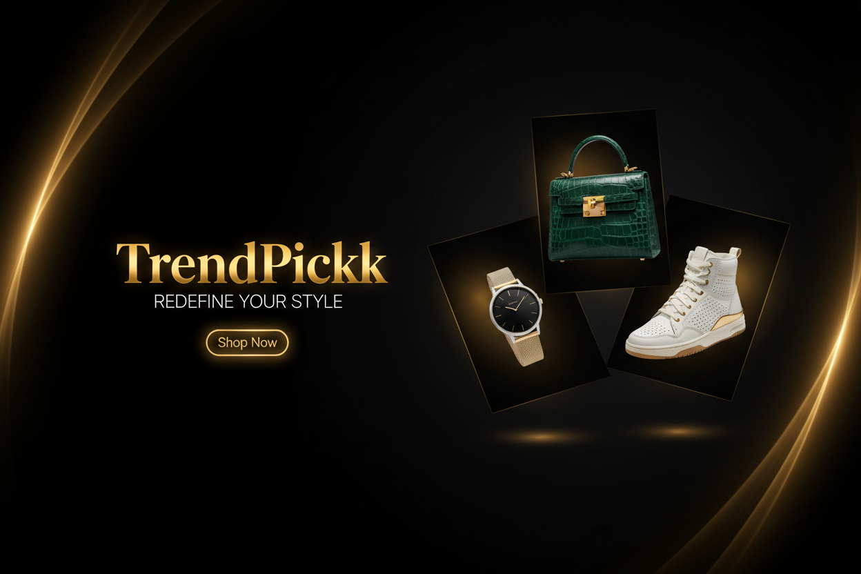 TrendPickk Elite Banner with CTA & Products